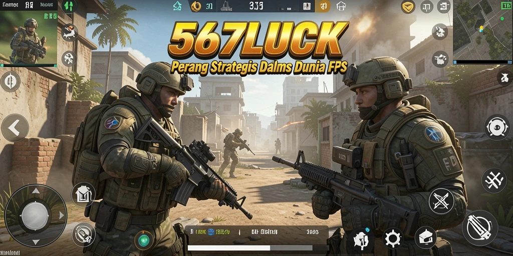 Screenshot gameplay <strong>567LUCK</strong> dengan aksi tembak-menembak yang intens.