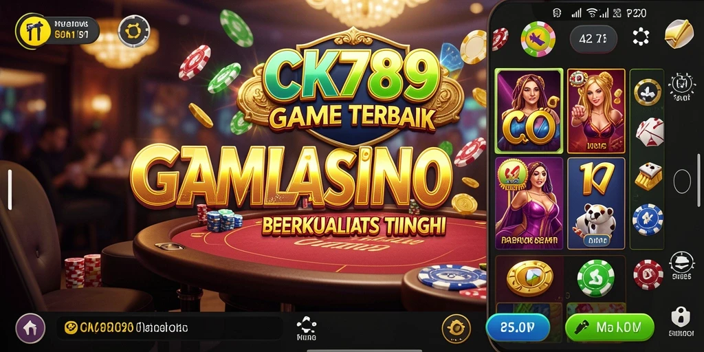 Tampilan gameplay CK789 menunjukkan keseruan permainan Kasino yang mendebarkan.