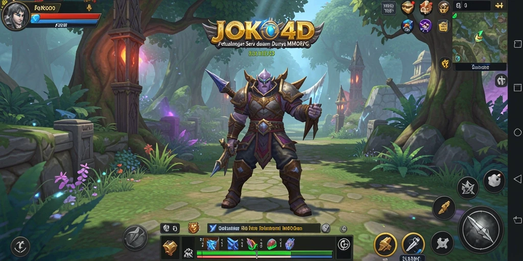 Tampilan menakjubkan dari gameplay <strong>JOKO4D</strong> saat menjelajahi dunia MMORPG.