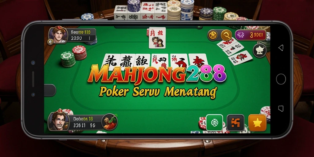 Tampilan gameplay Poker yang seru di MAHJONG288.