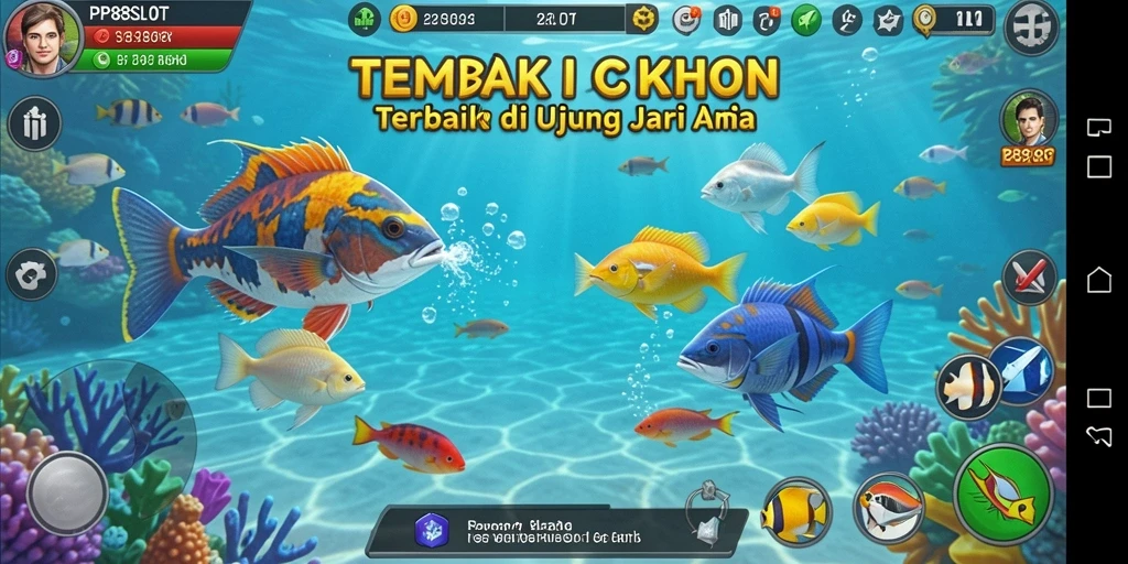 Tampilan screenshot gameplay seru Tembak Ikan di PP88SLOT.