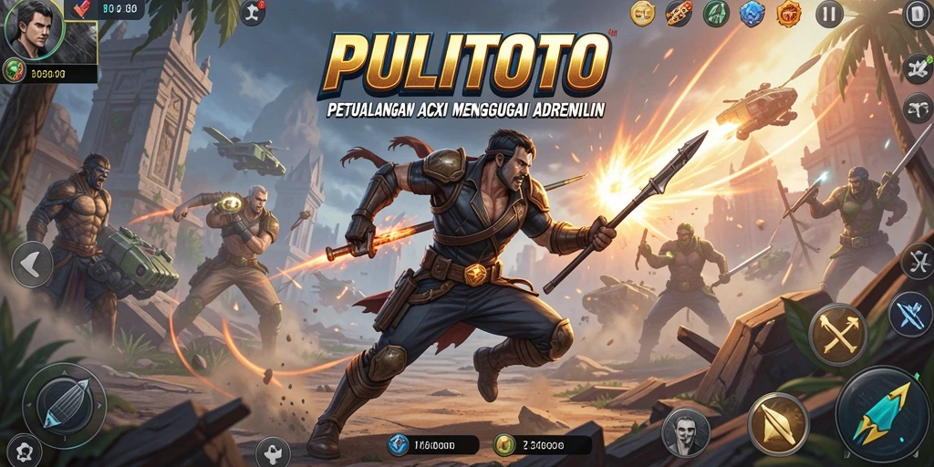 Tampilan gameplay PULITOTO yang mendebarkan dan penuh aksi.
