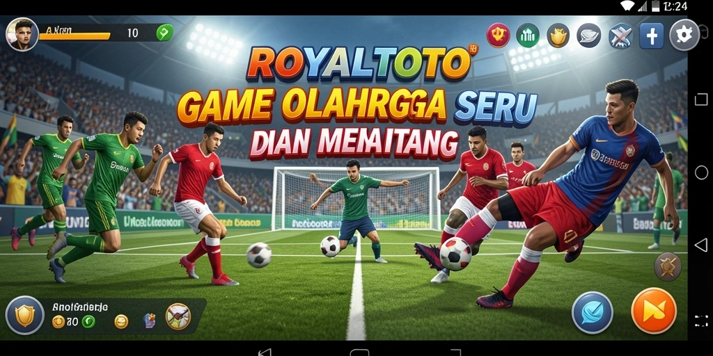 Tangkapan layar permainan ROYALTOTO menampilkan aksi kompetitif yang seru.