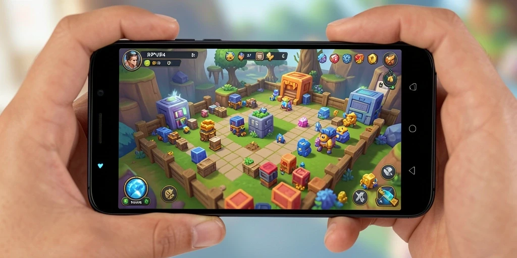 Screenshot gameplay RPVIP4 menampilkan tantangan puzzle yang menarik.