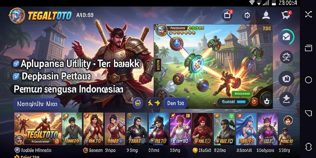 Tampilan antarmuka TEGALTOTO yang intuitif dan mudah digunakan.